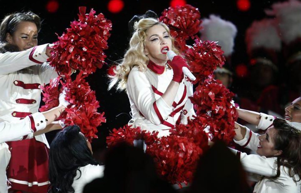 Madonnaren kontzertua Txilen. Argazkia: EFE