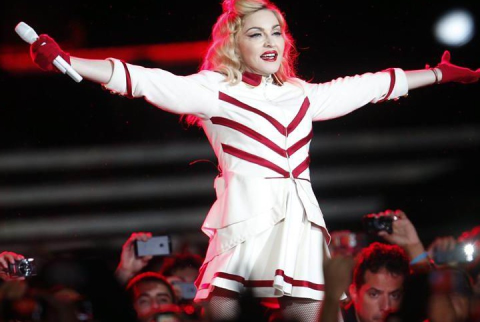 Madonnaren kontzertua Txilen. Argazkia: EFE