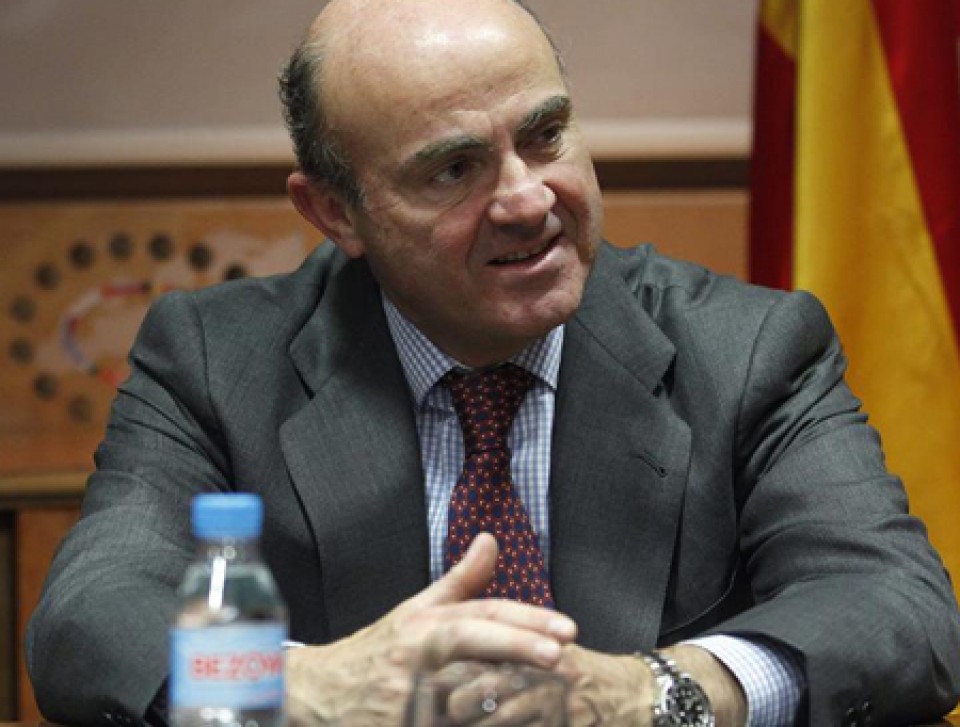 Luis de Guindos Espainiako Gobernuko Ekonomia ministroa. EFE
