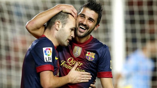 David Villa eta Iniesta. Argazkia: EFE