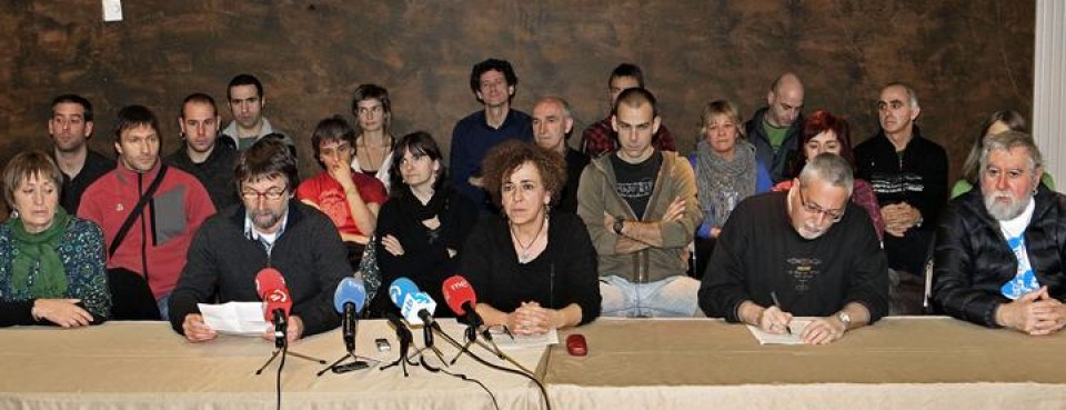 Imagen de archivo de una rueda de prensa de EPPK. Foto: EiTB