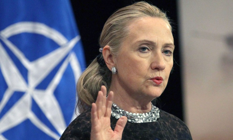 La secretaria de Estado de EE.UU., Hillary Clinton.