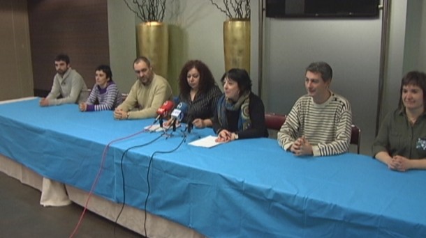 Rueda de prensa de Herrira. Foto: EITB