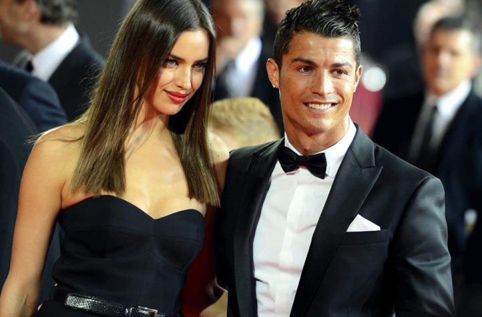 Cristiano Ronaldo eta Irina Shayk. Argazkia: EFE