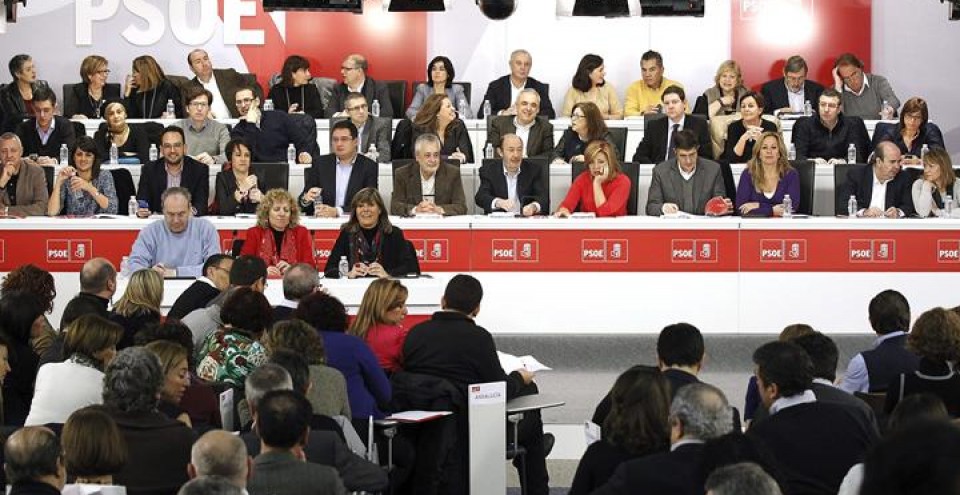Imagen de archivo de un Comité del PSOE. Foto: EFE