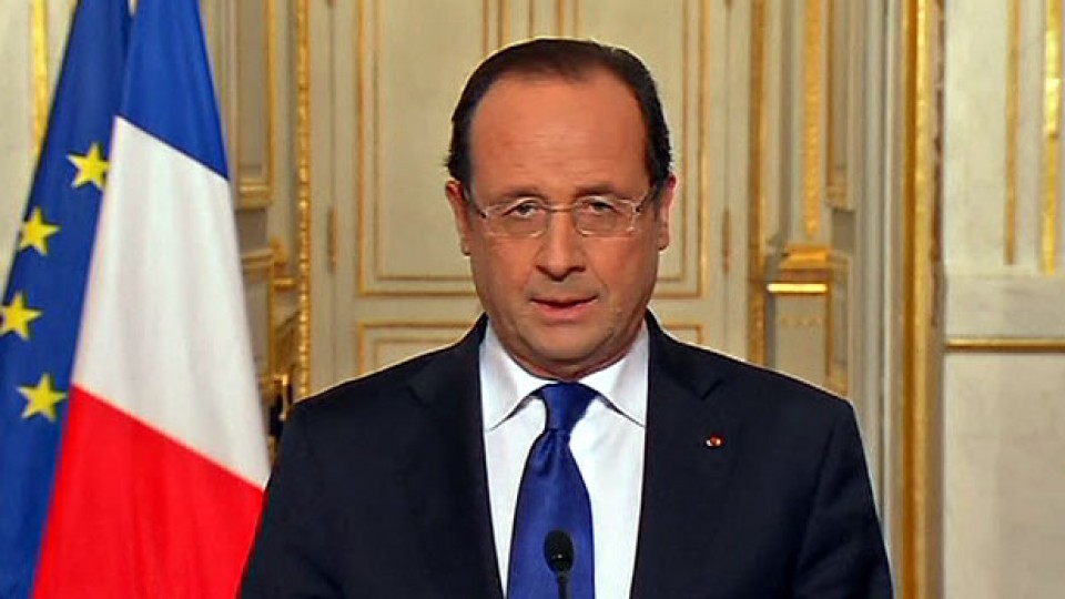 François Hollande Frantziako presidentea. Argazkia: EITB