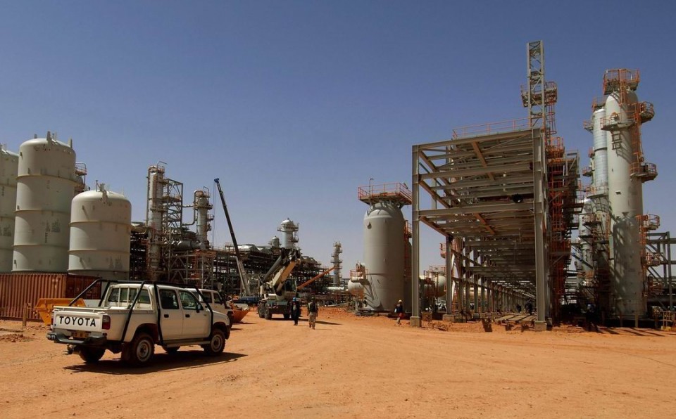 Una planta de gas de Argelia. Foto: EFE