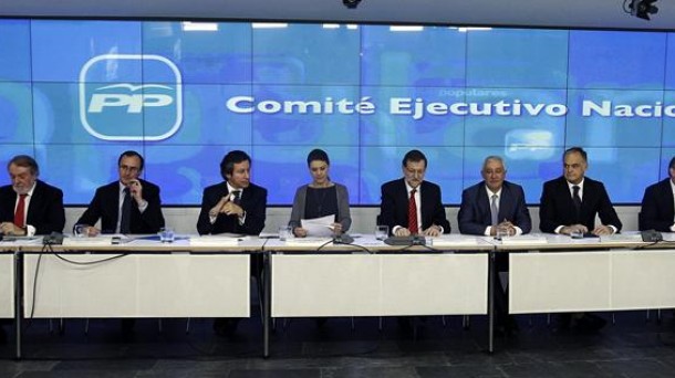 Comité ejecutivo nacional del PP.