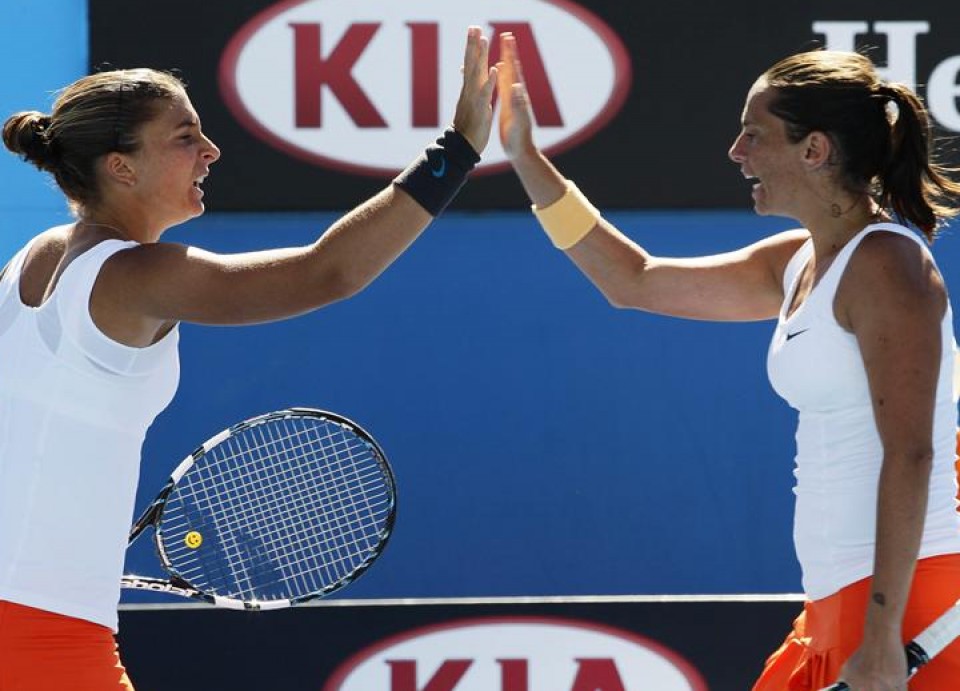 Errani y Vinci. Foto: EFE