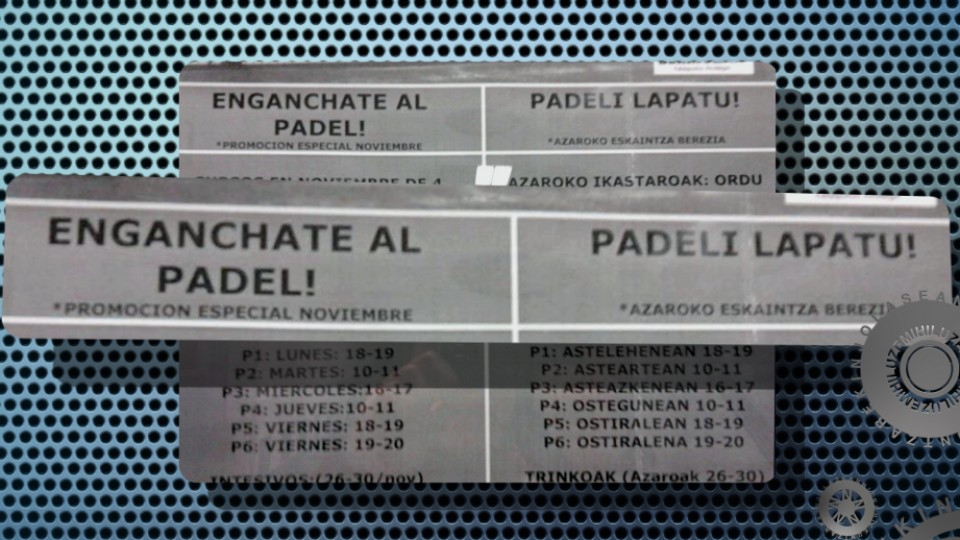 Berriozarko kiroldegian aurkitutakoa da zazpiki hau