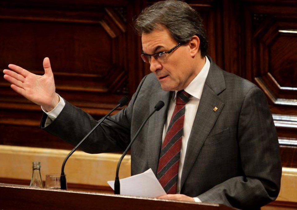 Artur Mas Kataluniako Generalitateko presidentea. EFE
