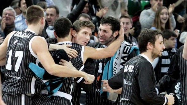 El Uxue Bilbao Basket busca hacer historia en Charleroi. Efe.