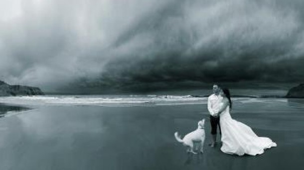 Javier Agote y su foto de boda de Goya