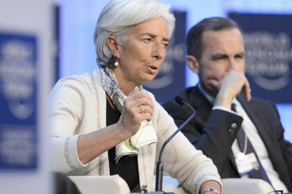 Christine Lagarde Nazioarteko Diru Funtseko zuzendaria. Argazkia: EFE