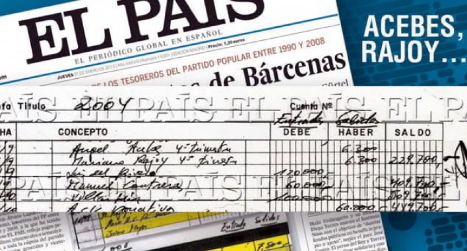 Los papeles de Bárcenas publicados por el diario 'El País'