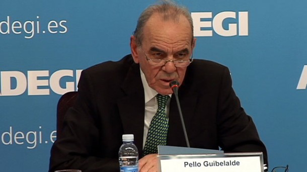 Pello Guibelalde, presidente de Adegi. EITB.