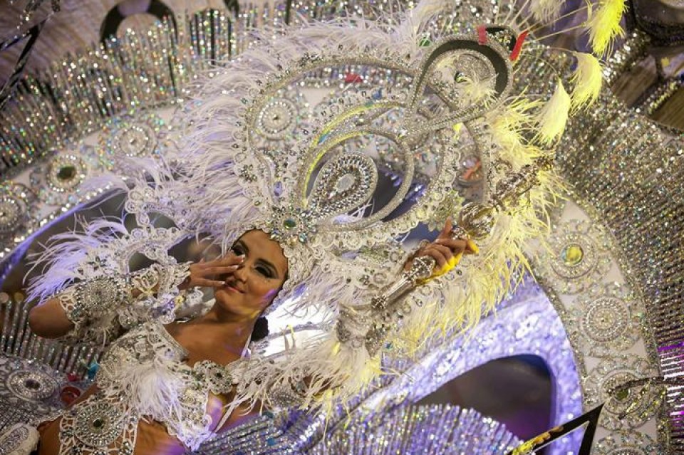Reina del carnaval de Las Palmas. EFE
