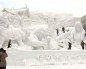 Japanese enjoy sculpture spectacle at annual snow festival