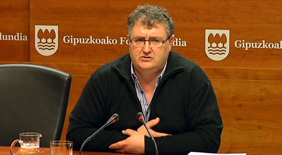 Juan Carlos Alduntzin, diputado foral de Medio Ambiente de Gipuzkoa. EFE
