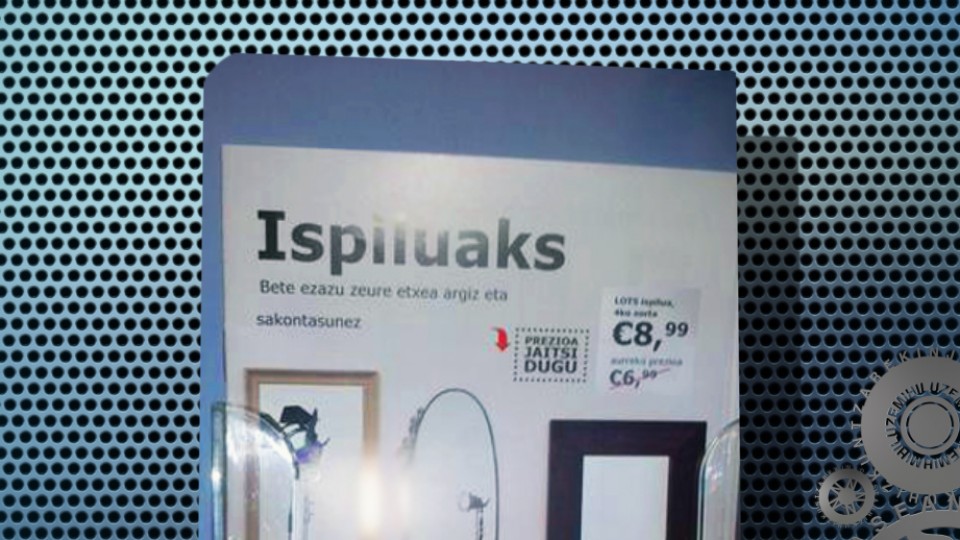 Moda berriaren erakusgarria dugu zazpiki hau, hizkuntzaks aldatu egiten baitira