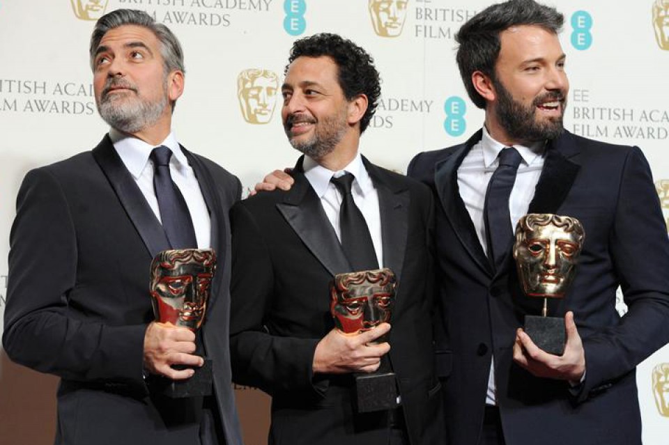 George Clooney, Grant Heslov eta Ben Affleck. Argazkia: EFE