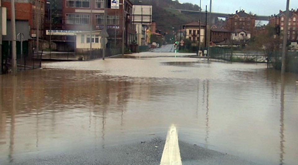 Inundaciones en Barakaldo. Foto: EITB