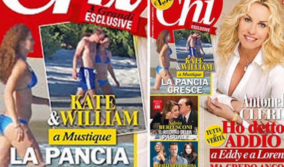 Portada de la revista italiana 'Chi'.