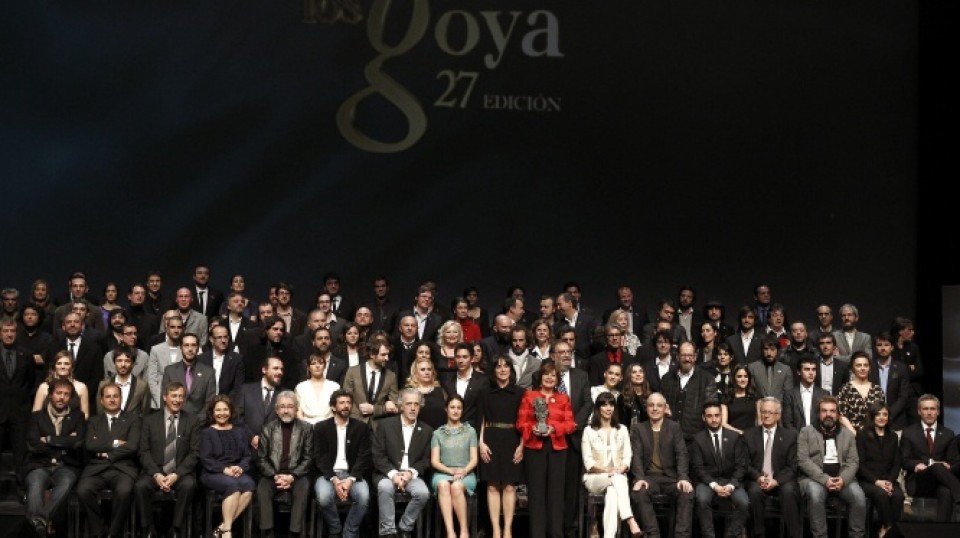 Finalistas de los Goya 2013. Foto: premios-cine.com