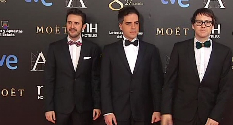 Julián López, Ernesto Sevilla y Joaquín Reyes. Foto: EITB