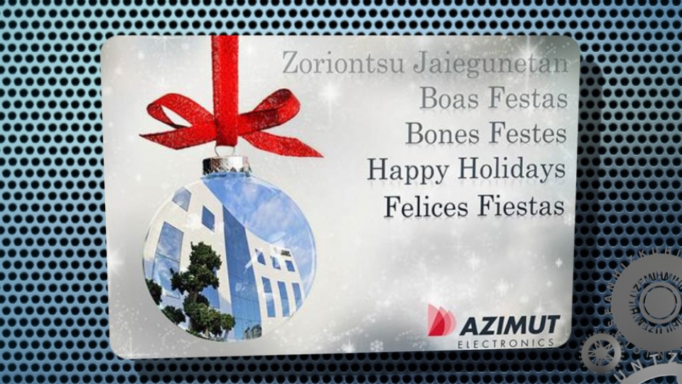 Irati irizarrek Gabonetan jaso zuen zorion-txartela