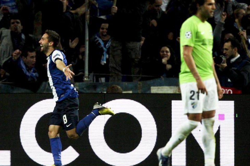 Oporto-Malaga (1-0). EFE