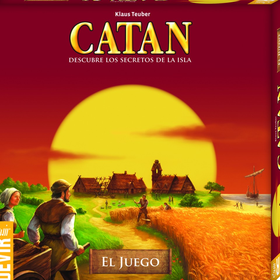 El popular juego de mesa Colonos de Catán. Foto: Devir.