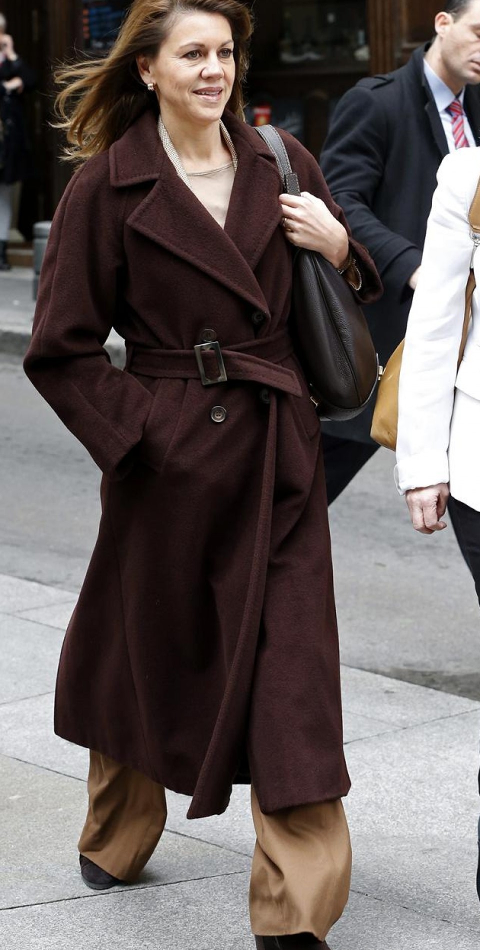 Maria Dolores de Cospedal Kongresuko sarreran. Argazkia: EFE