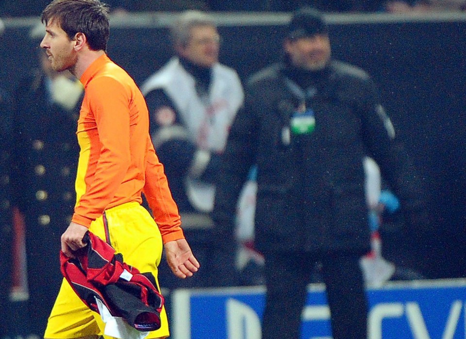 Milan-Bartzelona (2-0). EFE