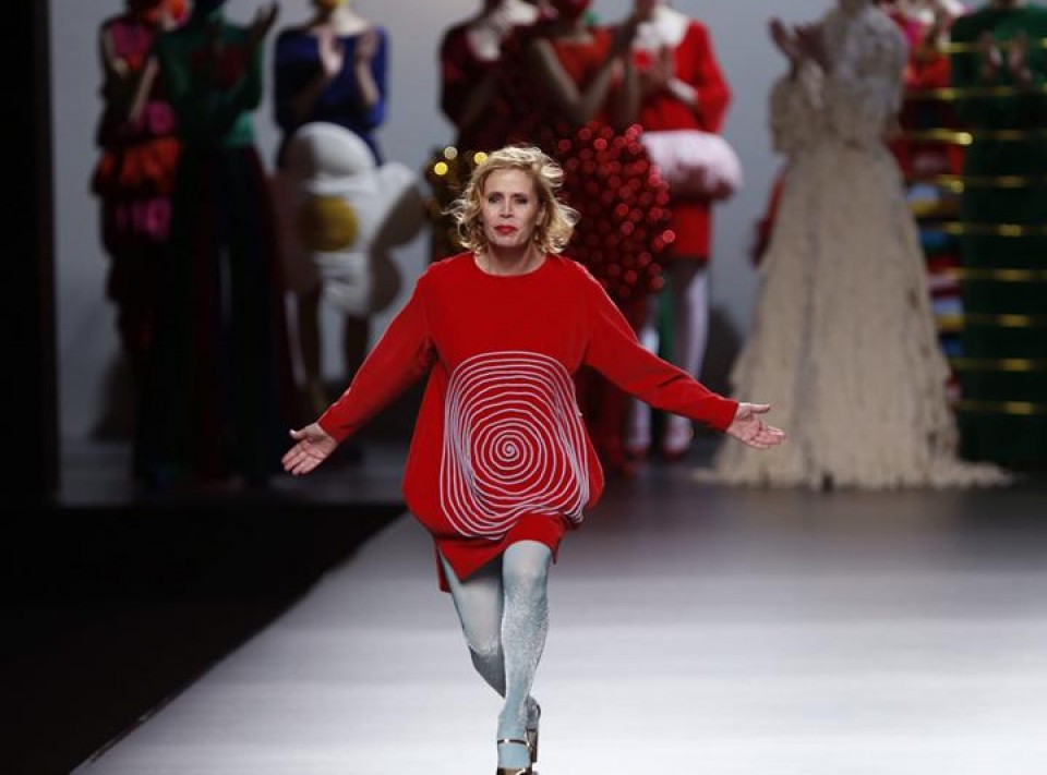 Agatha Ruiz de la Prada diseinatzailea. Argazkia: EFE