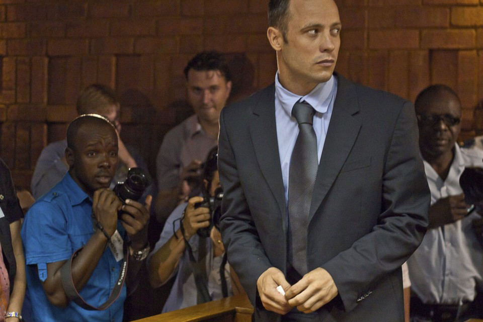Oscar Pistorius está acusado de asesinar a su novia. Efe.