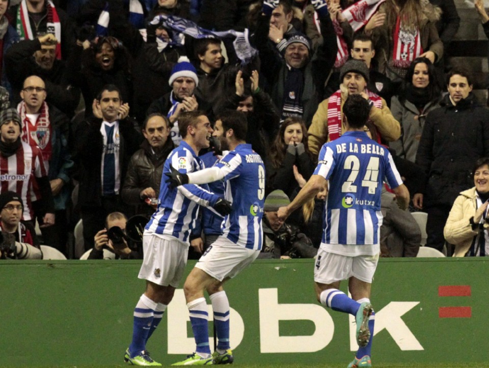 Griezmannen gola. Argazkia: EFE.