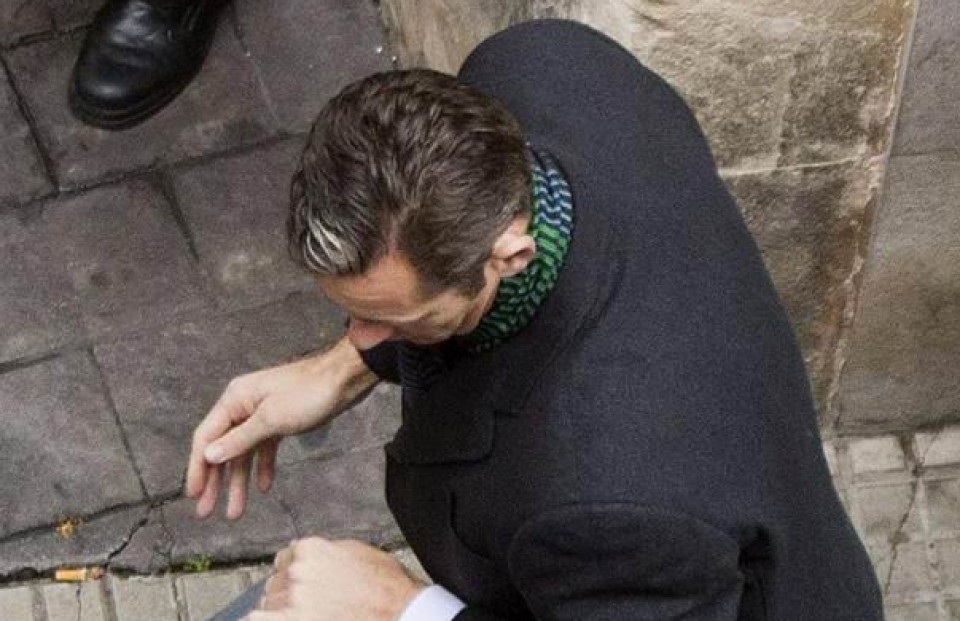 Iñaki Urgangarin, Palmako Epaitegietara iristen. Efe. 