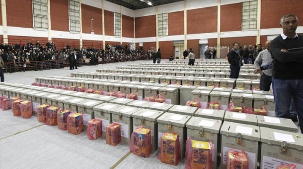 Preparativos de las elecciones en Chipre. Foto: Efe