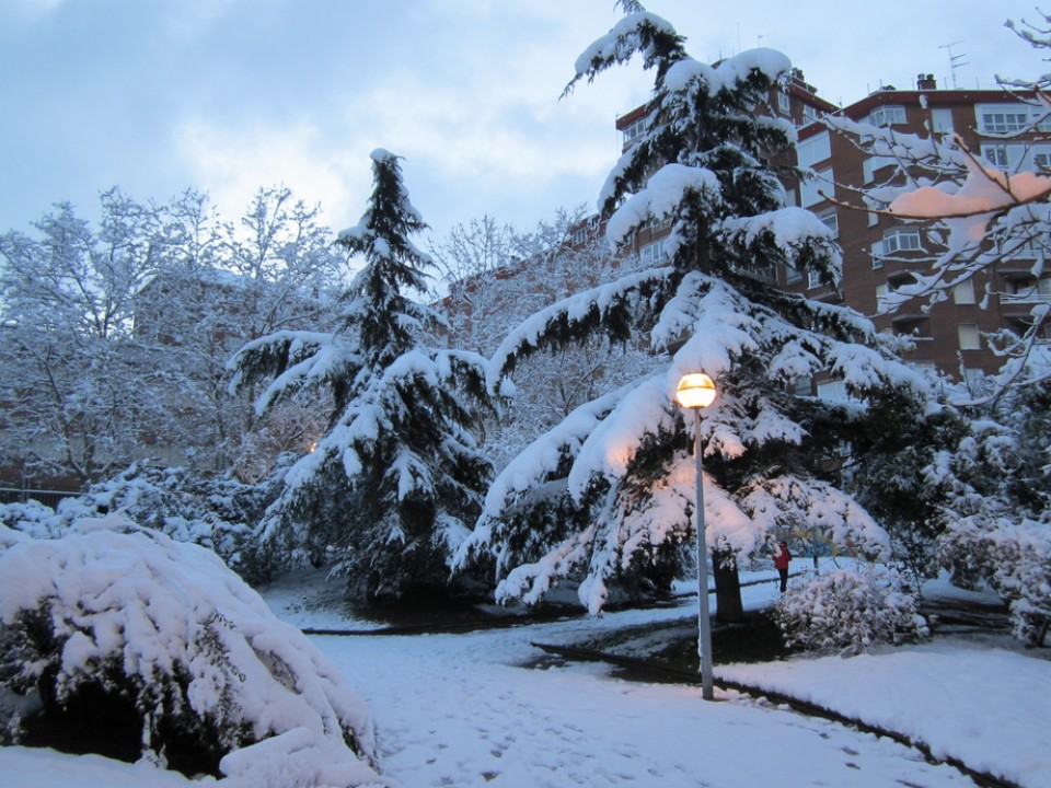 La nieve vuelve a partir de este martes a Euskadi. Foto: Jose Maria Alonso / Gasteiz