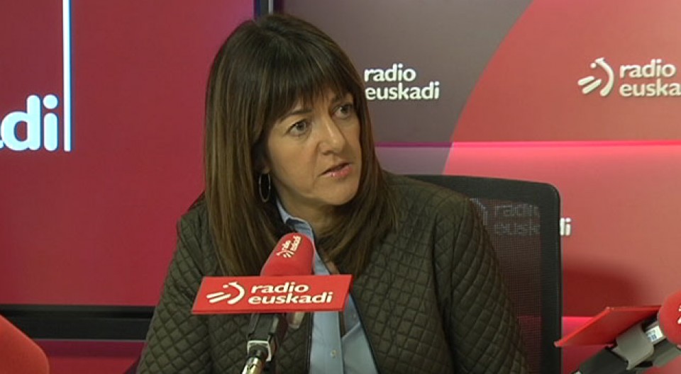 La portavoz del PSE-EE, Idoia Mendia, en Radio Euskadi.