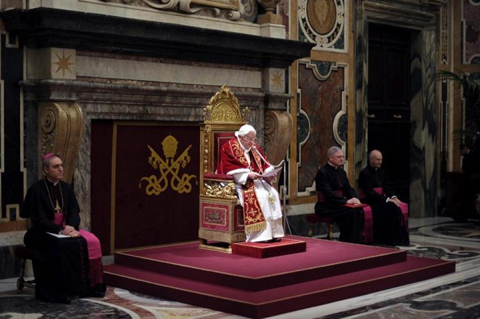 Despedida del Papa. Foto: EFE