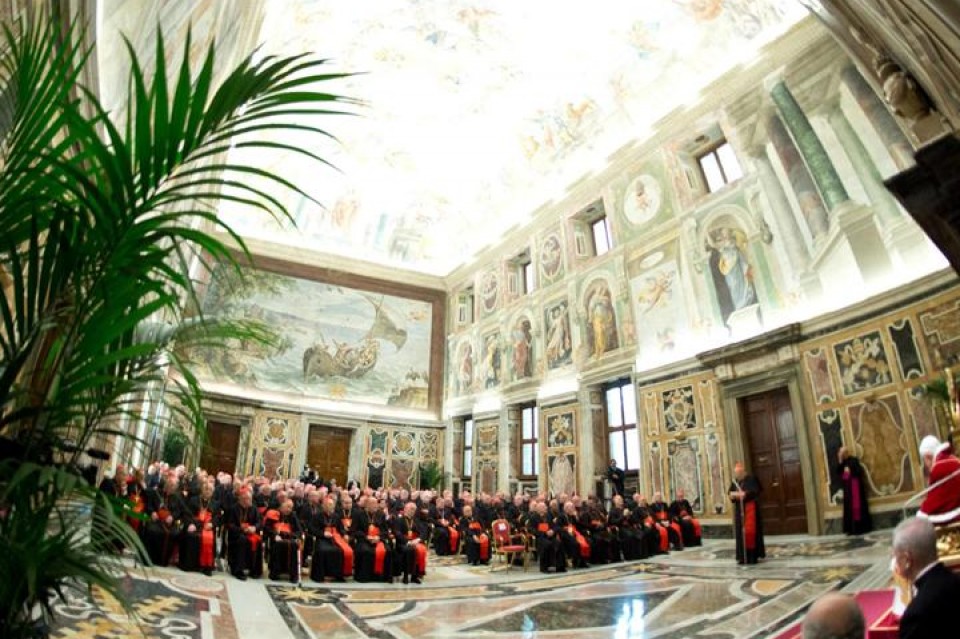 Despedida del Papa. Foto: EFE