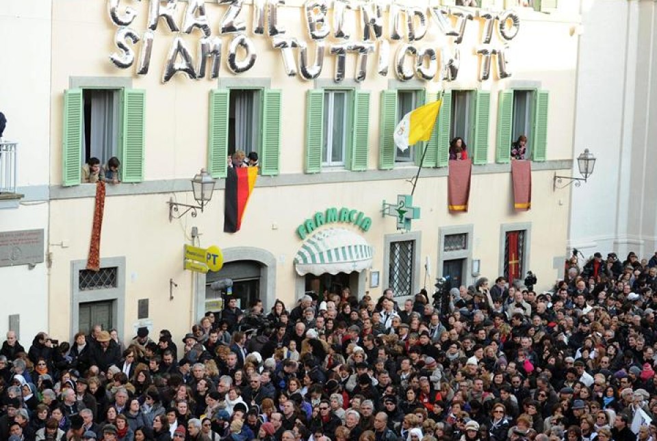 Despedida del Papa. Foto: EFE