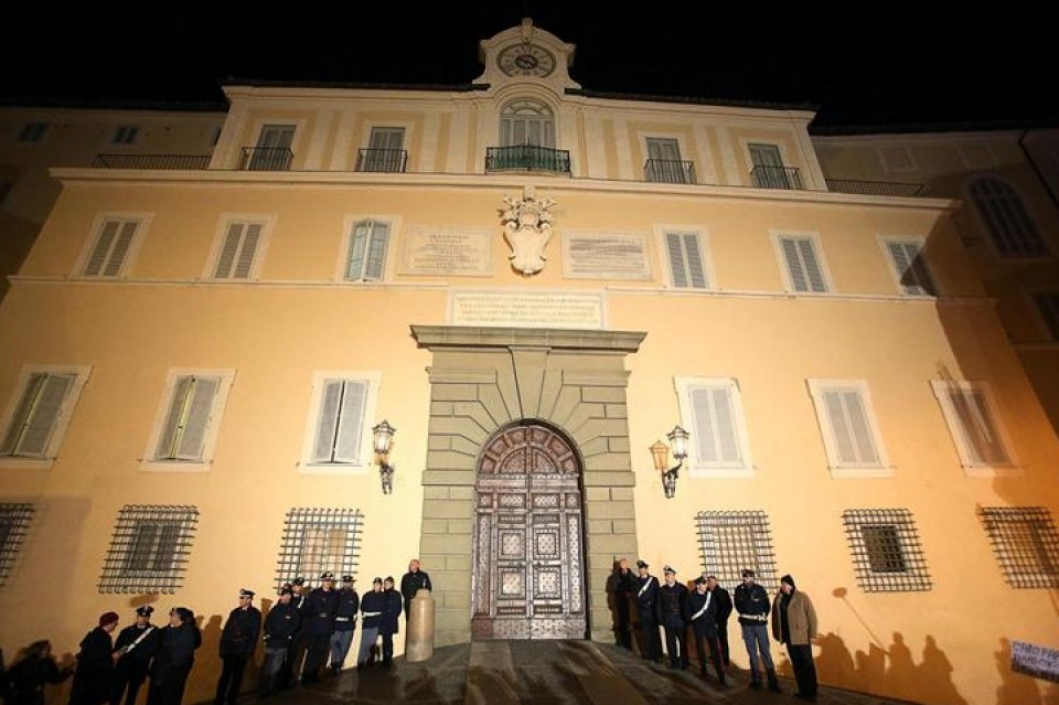 Despedida del Papa. Foto: EFE