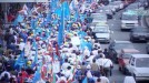 1992: Burdinaren Martxa  egin zuten langileek, murrizketen aurka 