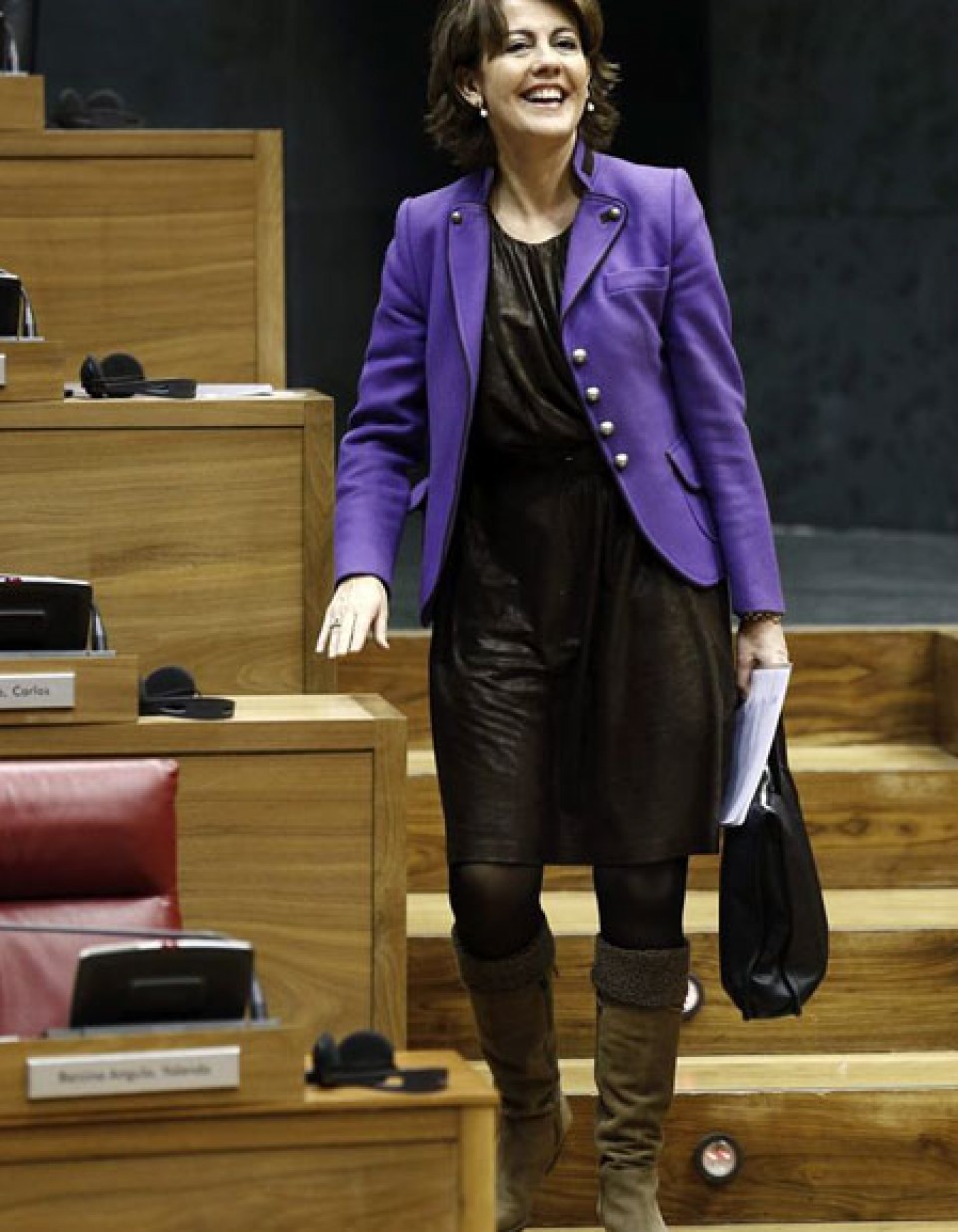 Yolanda Barcina Nafarroako presidentea.
