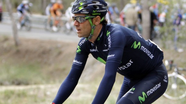Alejandro Valverde en la Vuelta a Murcia. Foto: EFE.