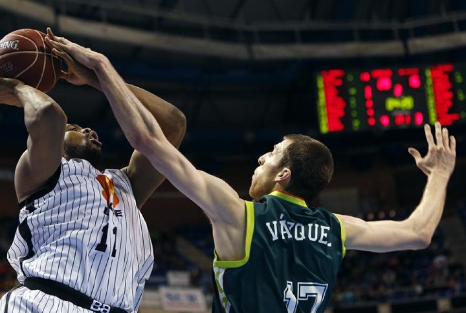 Unicaja- Bilbao Basket (63-59). Foto: EFE