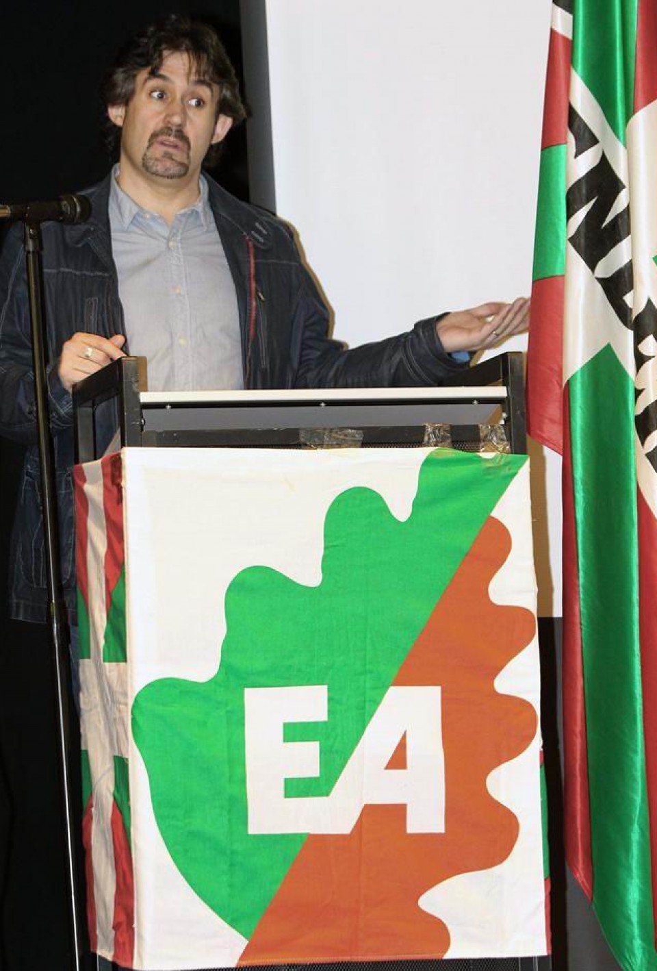 El secretario general de EA y parlamentario de EH Bildu, Pello Urizar. Foto: EFE
